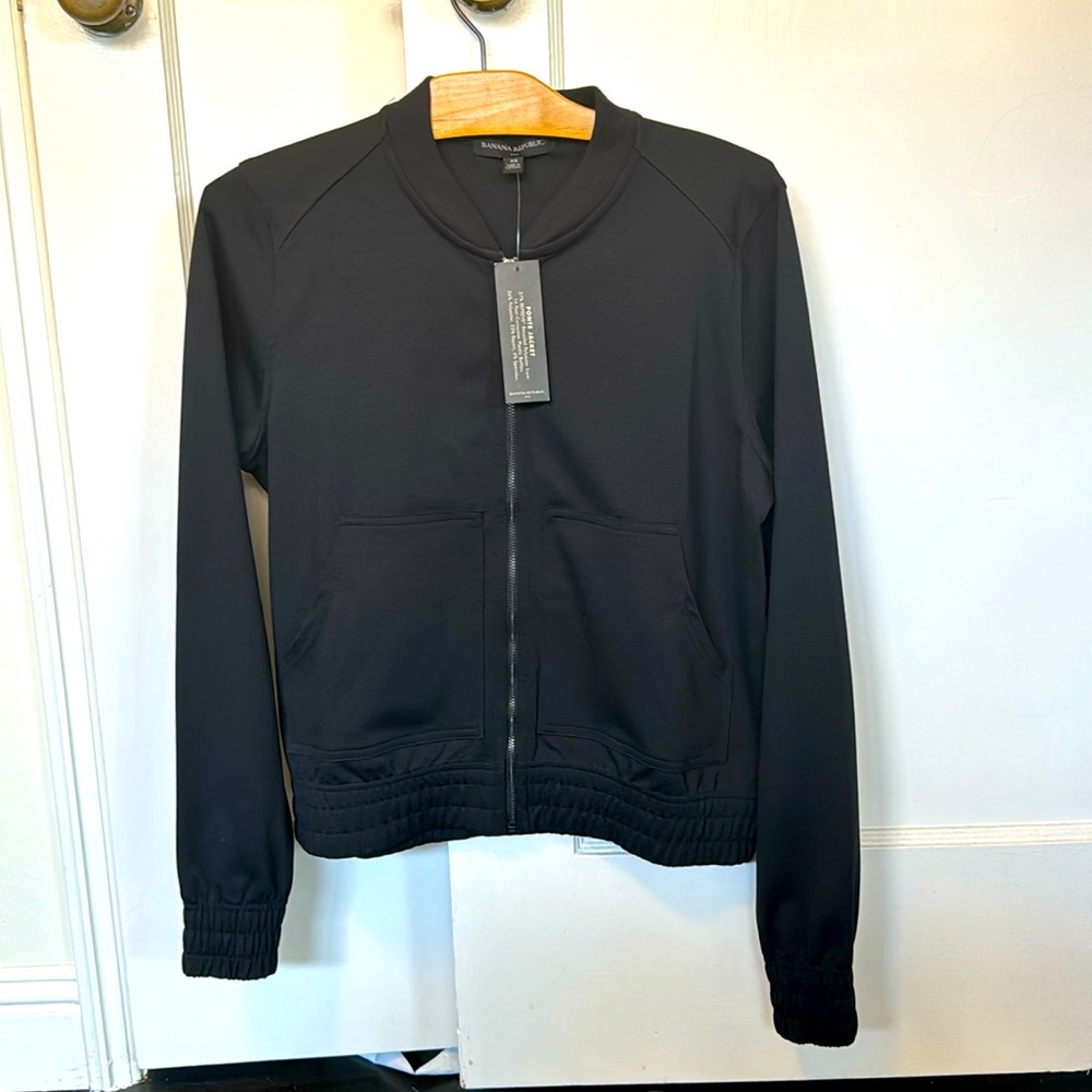 NWT Banana Republic Ponte Bomber Jacket